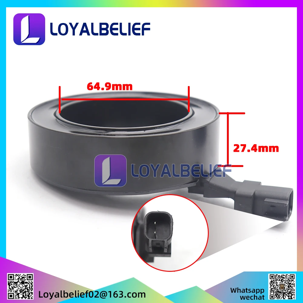 Automotive AC COMPRESSOR CLUTCH Coil FOR FORD FOCUS II 5901655059007 KTT030027
Automotive AC COMPRESSOR CLUTCH Coil FOR FORD FOCUS II 5901655059007 KTT030027