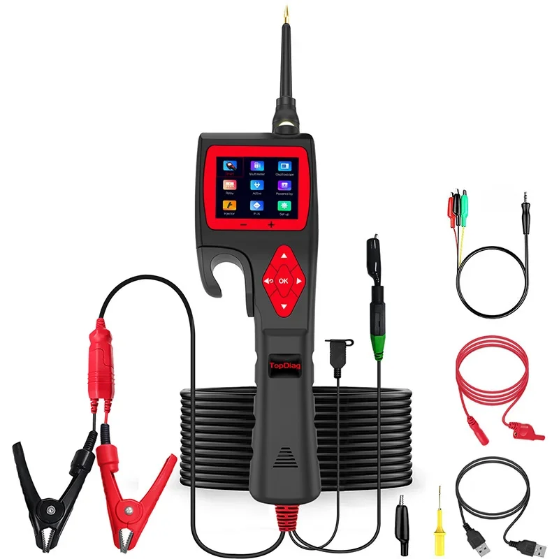 TopDiag P200 9-30V SMART HOOK Powerful Probe Intelligent Circuit Analyzer Quickly Electronic Circuit Testing Tool P200
TopDiag P200 9-30V SMART HOOK Powerful Probe Intelligent Circuit Analyzer Quickly Electronic Circuit Testing Tool P200