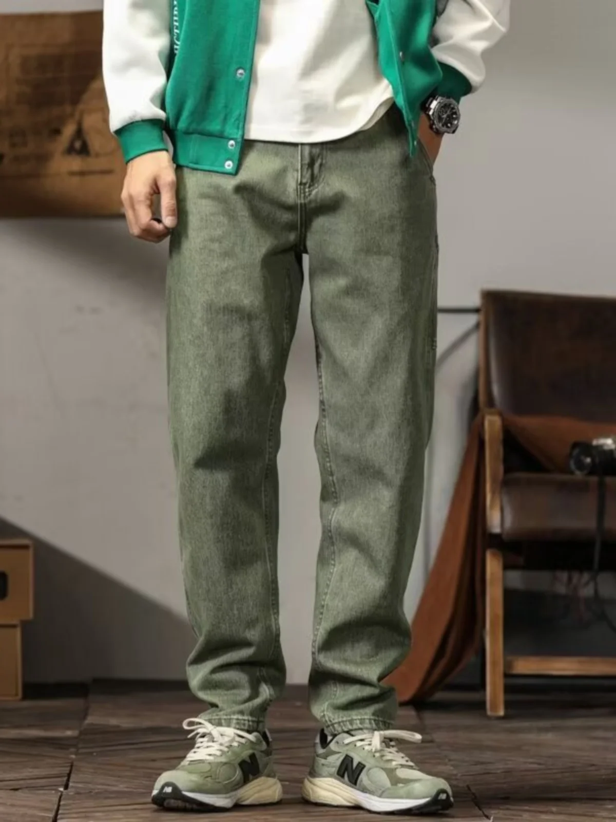 Мужская рабочая одежда, прямые джинсы, прочные, устойчивые к царапинам, весна-осень, новые длинные брюки в американском стиле ретро, повседневные джинсовые брюки
Мужская рабочая одежда, прямые джинсы, прочные, устойчивые к царапинам, весна-осень, новые длинные брюки в американском стиле ретро, повседневные джинсовые брюки