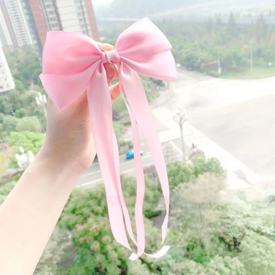 Vintage Large Bow Hair Clip Trend Long Ribbon Hairpins Barrettes Headwear For Women Girl Hair Accessories Wedding Jewelry
Vintage Large Bow Hair Clip Trend Long Ribbon Hairpins Barrettes Headwear For Women Girl Hair Accessories Wedding Jewelry