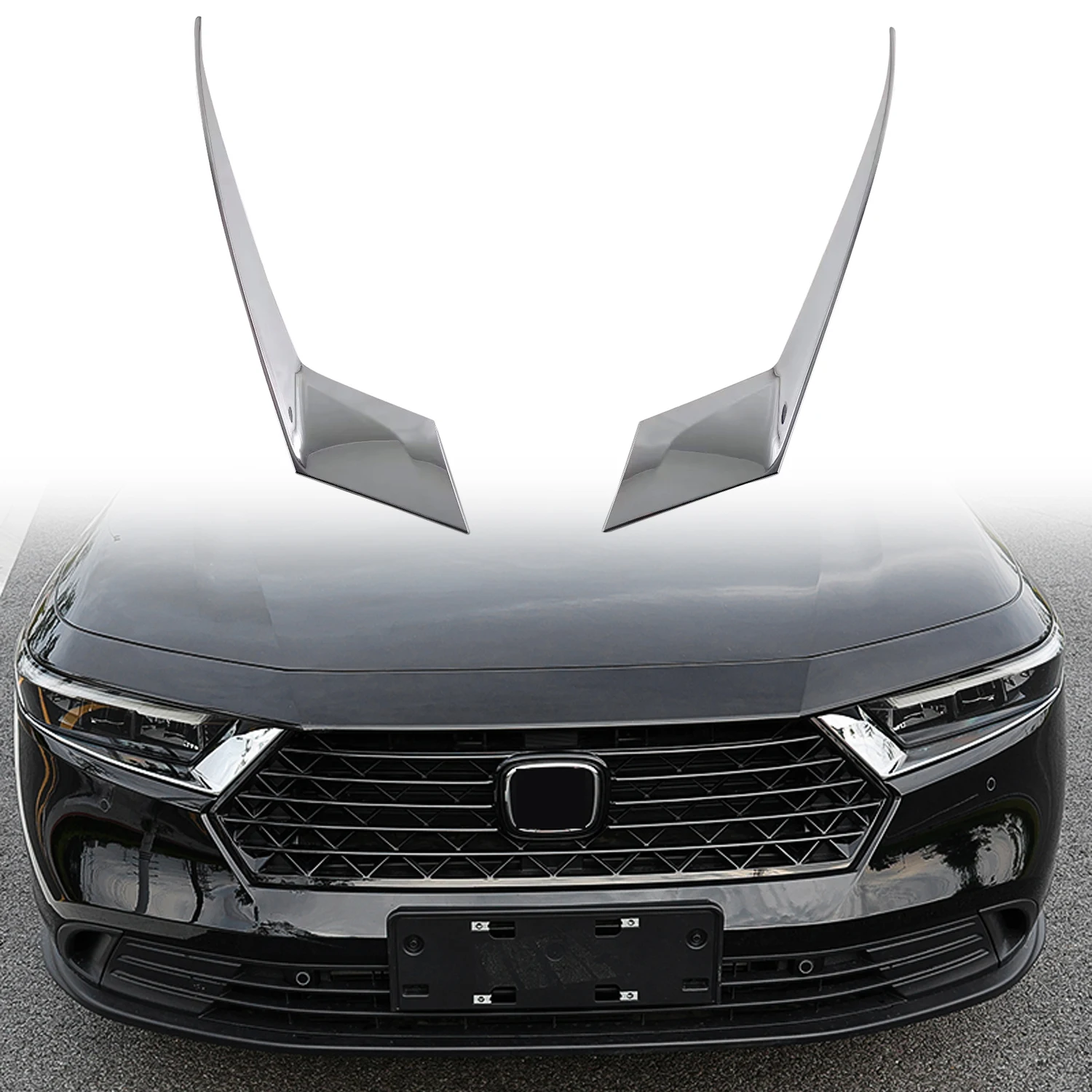 for Honda Accord 2023 2024 Exterior Decoration Glossy Chromed Headlights Overlays ABS Plastic 2pcs
for Honda Accord 2023 2024 Exterior Decoration Glossy Chromed Headlights Overlays ABS Plastic 2pcs
