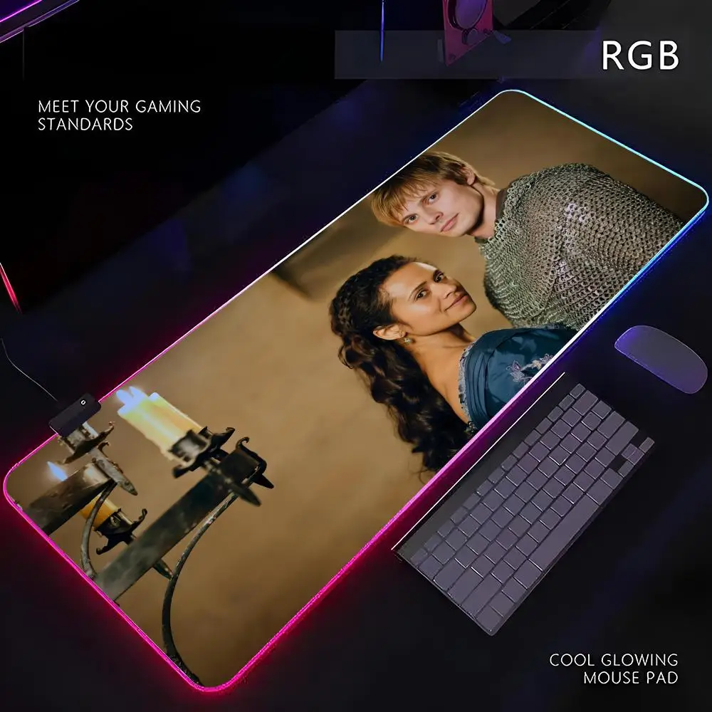 Uk Merlin Tv Mouse Pad RGB Gamer LED Light Mouse Mat Peripherals Mousepad Computer Desk Mat XL Mice Keyboard Carpet
Uk Merlin Tv Mouse Pad RGB Gamer LED Light Mouse Mat Peripherals Mousepad Computer Desk Mat XL Mice Keyboard Carpet
