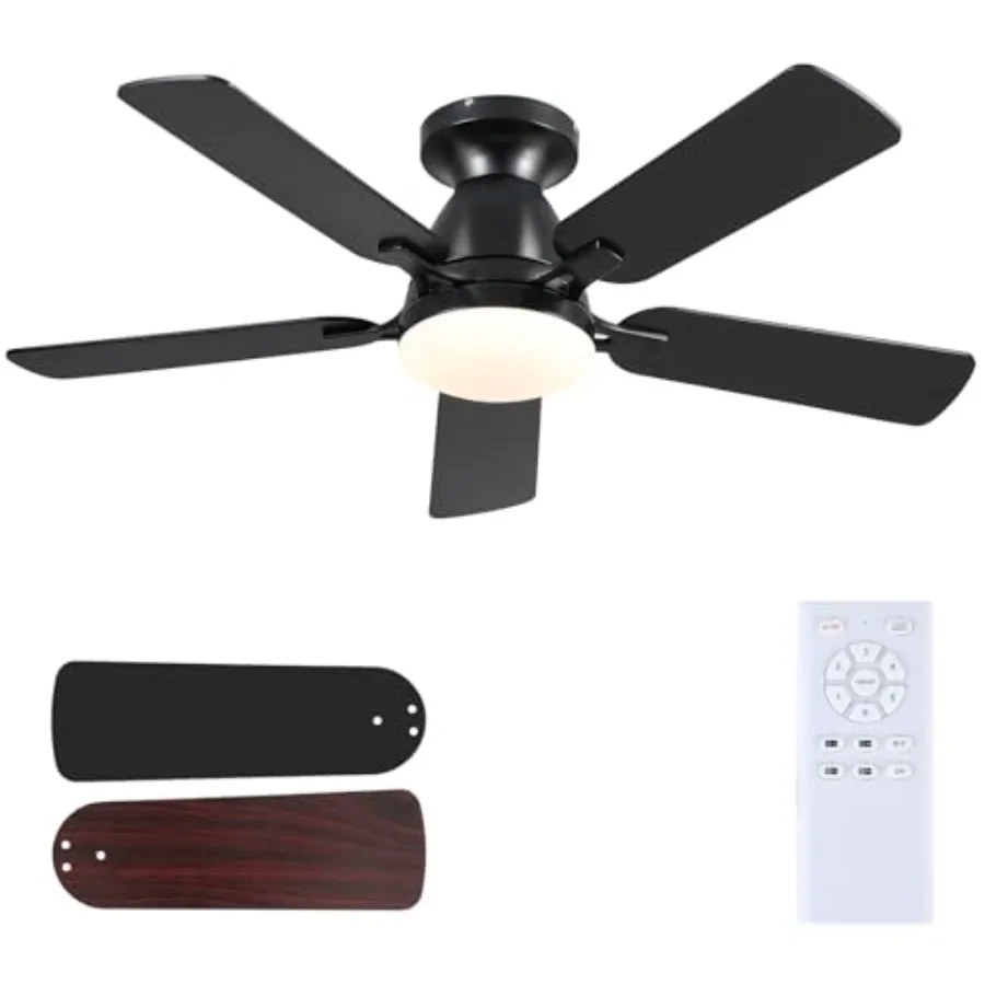 Low Profile Ceilg Fan with Light, Flush Mount Ceiling Fans with Lights and Remote, Low Noise, Reversible, Dimmable, Modern Ceil
Low Profile Ceilg Fan with Light, Flush Mount Ceiling Fans with Lights and Remote, Low Noise, Reversible, Dimmable, Modern Ceil