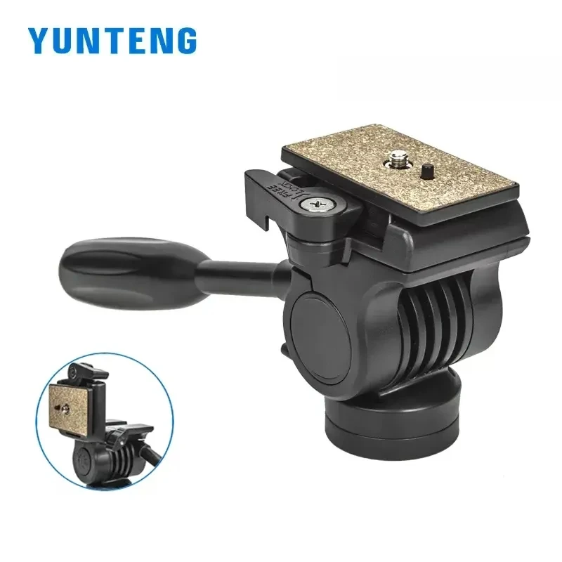 YUNTENG VCT-850 Профессиональная демпфирующая гидравлическая головка с быстросъемной пластиной, вертикальная головка штатива для фотокамер DSLR
YUNTENG VCT-850 Профессиональная демпфирующая гидравлическая головка с быстросъемной пластиной, вертикальная головка штатива для фотокамер DSLR