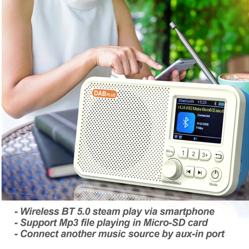 C10 DAB + FM цифровое радио перезаряжаемый ЖК-динамик портативный Громкая связь MP3 музыкальный плеер трансляция Радио caixa de som звуковая коробка
C10 DAB + FM цифровое радио перезаряжаемый ЖК-динамик портативный Громкая связь MP3 музыкальный плеер трансляция Радио caixa de som звуковая коробка