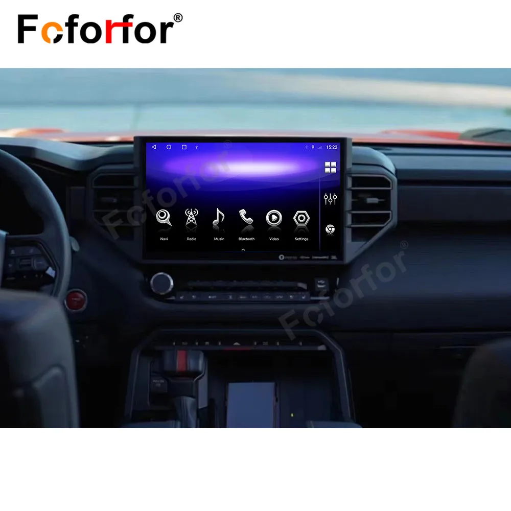 For Toyota Tundra/Sequoia 2022 Car Radio 13.3 Inch Android 13 Multimedia Player CarPlay BT 5.0 GPS Navigation Upgrade Heat Unit
For Toyota Tundra/Sequoia 2022 Car Radio 13.3 Inch Android 13 Multimedia Player CarPlay BT 5.0 GPS Navigation Upgrade Heat Unit