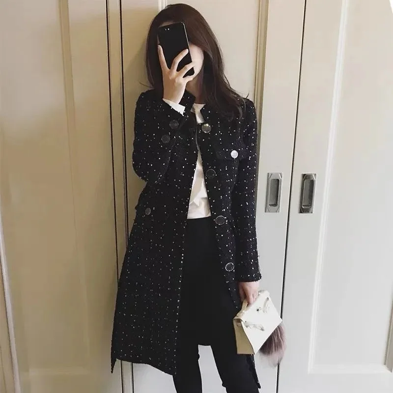Women Woolen Coat 2023 Autumn New Female Wool Overcoat Ladies Fashion Medium length Coat And Woolen Jacket 3XL
Women Woolen Coat 2023 Autumn New Female Wool Overcoat Ladies Fashion Medium length Coat And Woolen Jacket 3XL