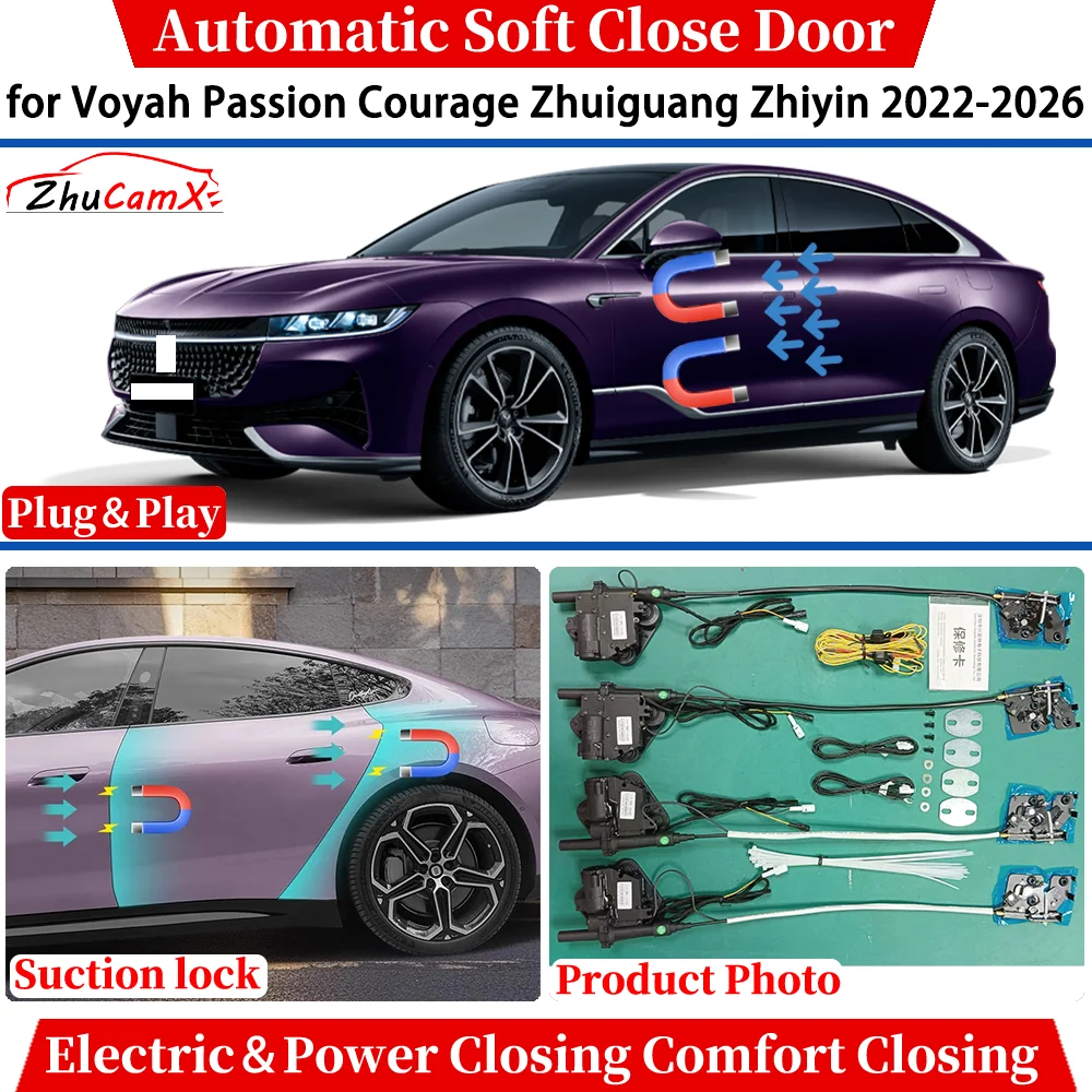 for Voyah Passion Courage Zhuiguang Zhiyin 2022-2026 Car Automatic Soft Close Door Electric Power Comfort Closing Suction lock
for Voyah Passion Courage Zhuiguang Zhiyin 2022-2026 Car Automatic Soft Close Door Electric Power Comfort Closing Suction lock