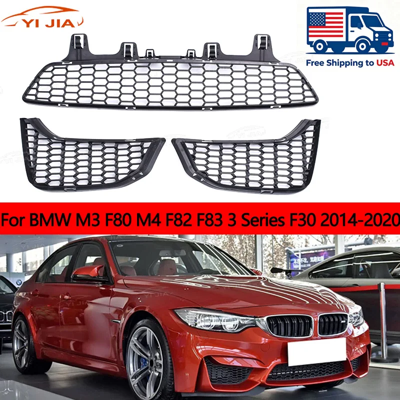 51118054302 51118054294 Fog Light Bezel Grill For BMW M3 F80 M4 F82 F83 3 Series F30 51118054301 Front Bumper Center Mesh Grille
51118054302 51118054294 Fog Light Bezel Grill For BMW M3 F80 M4 F82 F83 3 Series F30 51118054301 Front Bumper Center Mesh Grille