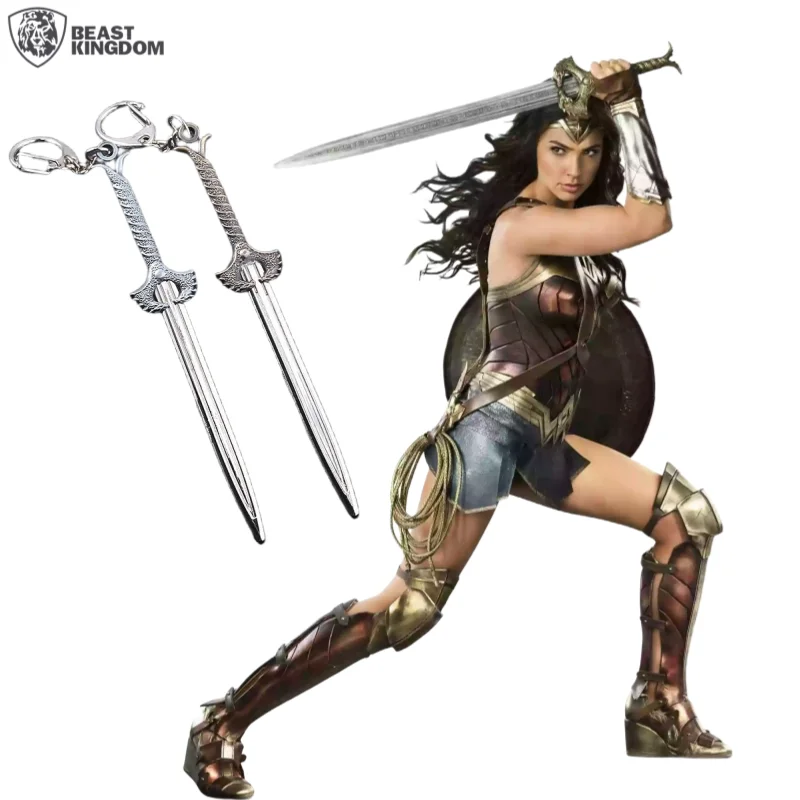 Beast Kingdom Wonder Woman Peripheral Movies Creative Personality Metal Car Key Chain Chain, School Bag Decoration Pendant Gift
Beast Kingdom Wonder Woman Peripheral Movies Creative Personality Metal Car Key Chain Chain, School Bag Decoration Pendant Gift