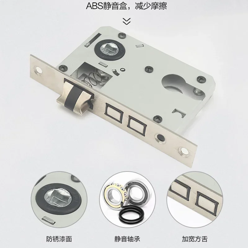 European Key Lock, Door Handle, Security Lock, Anti-theft, Three Piece Silent Door Handle, Universal Bedroom Interior Door Lock
European Key Lock, Door Handle, Security Lock, Anti-theft, Three Piece Silent Door Handle, Universal Bedroom Interior Door Lock