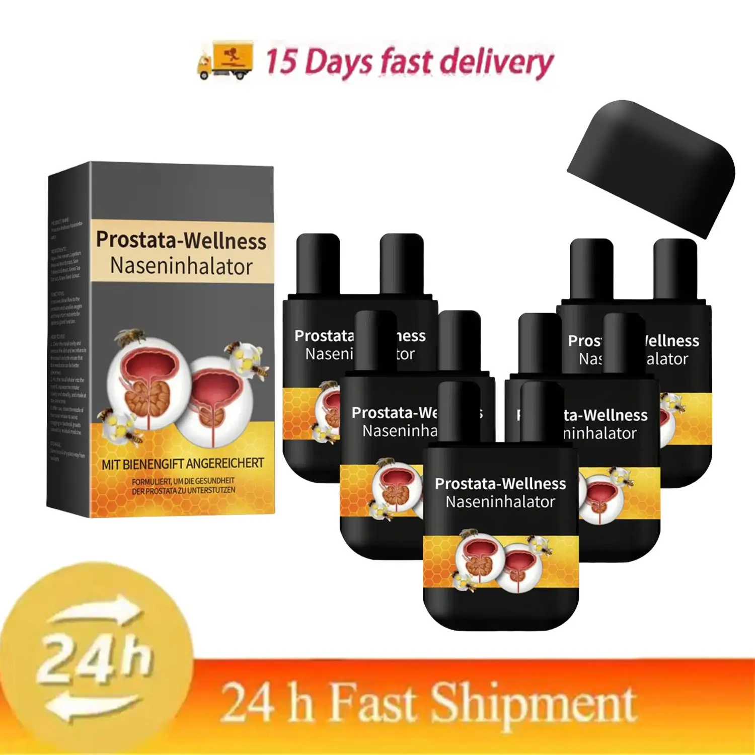 5PCS Prostate Wellness Nasal Inhaler Nasal Spray For Prostate Wellness For Men Health Care
5PCS Prostate Wellness Nasal Inhaler Nasal Spray For Prostate Wellness For Men Health Care