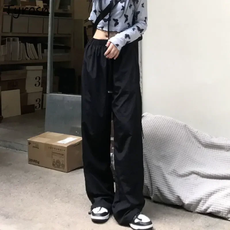 Pants Women Loose Design Simple Solid Leisure Fashion Spring High Waist Ladies Retro Tender Korean Style Students Cozy Elegant
Pants Women Loose Design Simple Solid Leisure Fashion Spring High Waist Ladies Retro Tender Korean Style Students Cozy Elegant