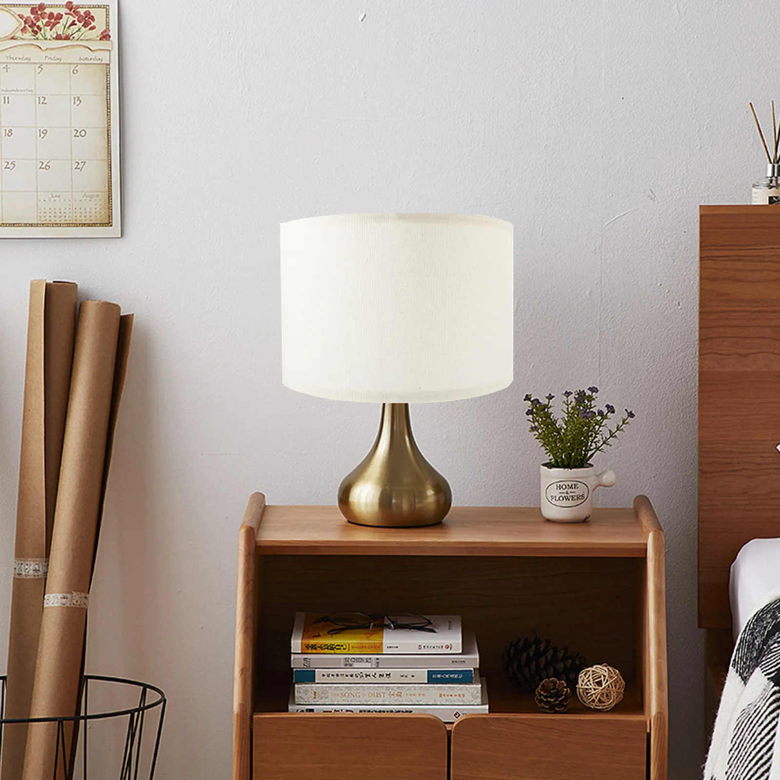 Table Light Decorative Lamp Shade Round Lampshade Linen Shades Drum for Cloth Replacement
Table Light Decorative Lamp Shade Round Lampshade Linen Shades Drum for Cloth Replacement