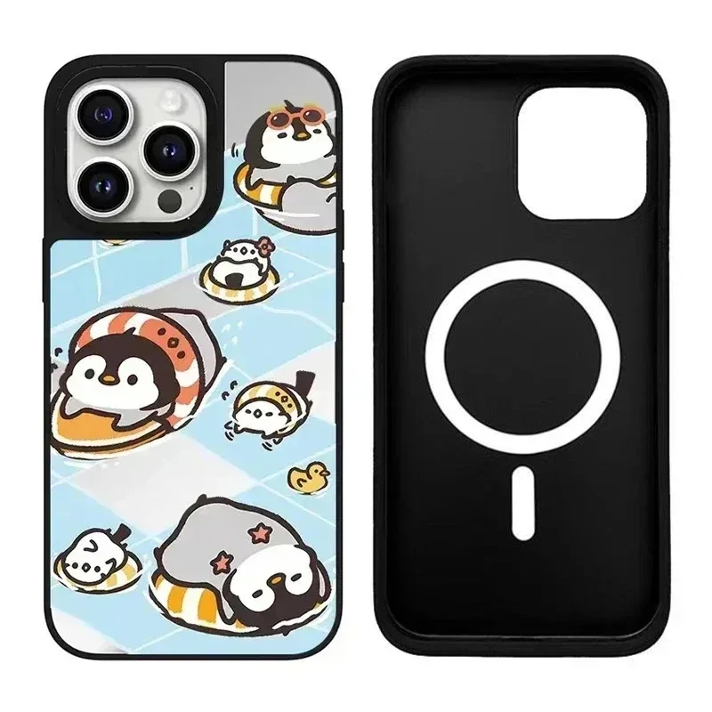 Cute Penguin iPhone 11 12 13 14 15 Pro Max Mirror Surface MagSafe Case Cover Shell
Cute Penguin iPhone 11 12 13 14 15 Pro Max Mirror Surface MagSafe Case Cover Shell