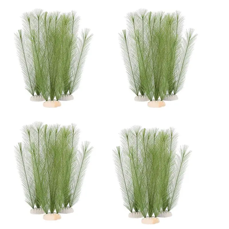 AT29-12X Aquarium Decorations Fish Tank Artificial Green Water Plants Made Of Silk Fabrics Plastic, Non-Toxic And Safe
AT29-12X Aquarium Decorations Fish Tank Artificial Green Water Plants Made Of Silk Fabrics Plastic, Non-Toxic And Safe