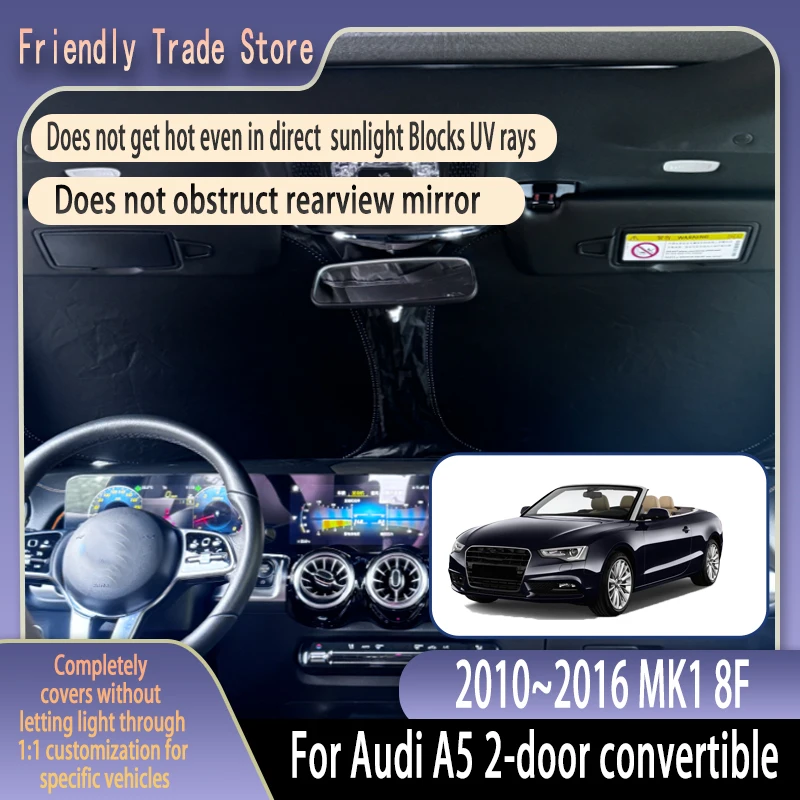 Front Windshield Sunshade Privacy For Audi A5 2-door convertible 2010~2016 curtain Car Heat Sun Visor High quality Accessories
Front Windshield Sunshade Privacy For Audi A5 2-door convertible 2010~2016 curtain Car Heat Sun Visor High quality Accessories