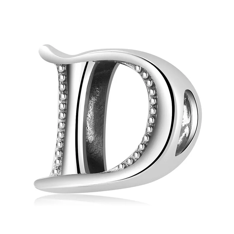 925 Sterling Silver Letter D Plain Silver Pendant Charm Bead Fit Original Bracelet DIY Accessories
925 Sterling Silver Letter D Plain Silver Pendant Charm Bead Fit Original Bracelet DIY Accessories