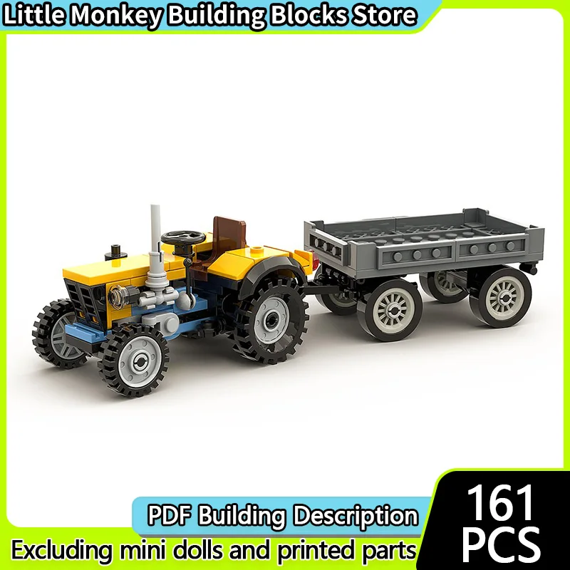 City Car Model MOC Building Bricks C-335-161 Agricultural Tractor Modular Technology Children Holiday Gifts Assemble Toys Suit
City Car Model MOC Building Bricks C-335-161 Agricultural Tractor Modular Technology Children Holiday Gifts Assemble Toys Suit