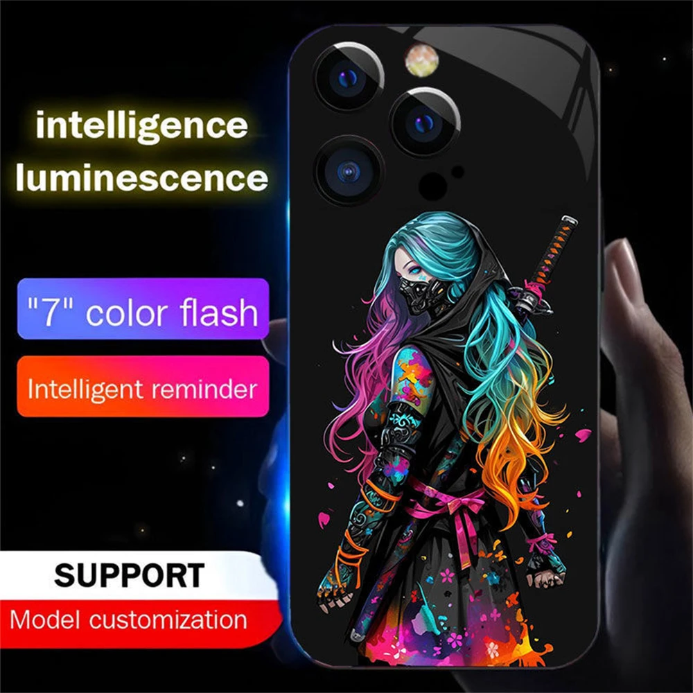 Hot Graffiti Culture Luminous Glass LED Call Light Up Flash Phone Case For iPhone Air 17 16 E 15 14 13 12 11 Pro Max Plus
Hot Graffiti Culture Luminous Glass LED Call Light Up Flash Phone Case For iPhone Air 17 16 E 15 14 13 12 11 Pro Max Plus
