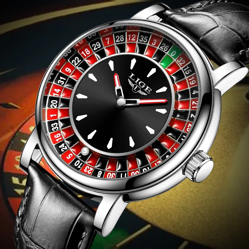 Мужские часы LIGE 2026: креативные, роскошные, с циферблатом в стиле рулетки, модные, водонепроницаемые, светящиеся, кварцевые наручные часы, подарок
Мужские часы LIGE 2026: креативные, роскошные, с циферблатом в стиле рулетки, модные, водонепроницаемые, светящиеся, кварцевые наручные часы, подарок