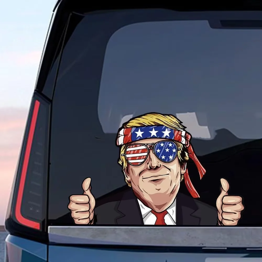 2pcs Trump Victory Gesture Decal Double Sided Visibility Trump Sticker for Car Window (Trump Victory) Funny Trump Decal
2pcs Trump Victory Gesture Decal Double Sided Visibility Trump Sticker for Car Window (Trump Victory) Funny Trump Decal
