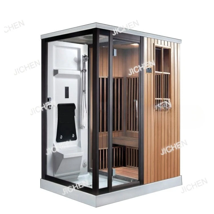 JC паровой душ, встроенная комната, сауна с подголовником, одиночный влажный и сухой паровой душ
JC паровой душ, встроенная комната, сауна с подголовником, одиночный влажный и сухой паровой душ