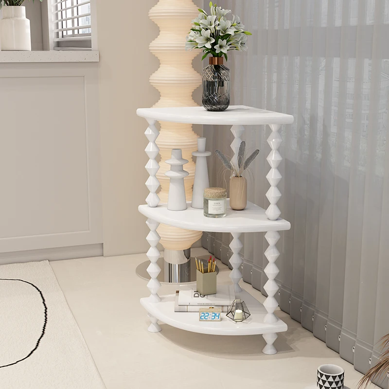 French cream wind solid wood bedside corner few living room sofa side few s modern simple floor corner rack table
French cream wind solid wood bedside corner few living room sofa side few s modern simple floor corner rack table