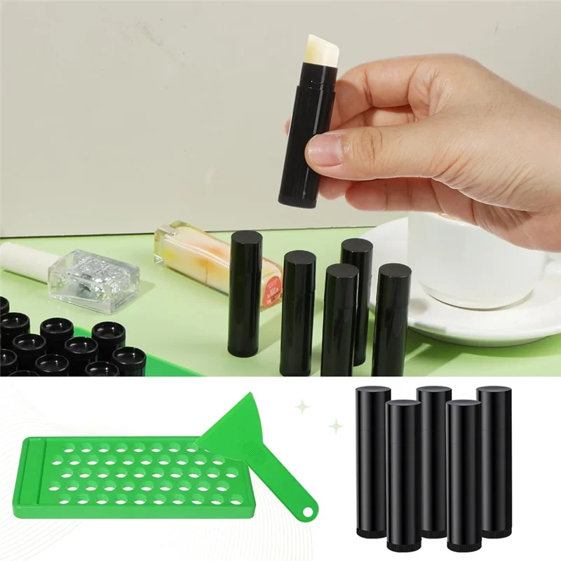AT19-Lip Balm Crafting Kit, 50 Pieces Empty Lipsticks Filling Tubes Mold Handmade Set Pallet With Scrapers, Lip Balm Tubes
AT19-Lip Balm Crafting Kit, 50 Pieces Empty Lipsticks Filling Tubes Mold Handmade Set Pallet With Scrapers, Lip Balm Tubes