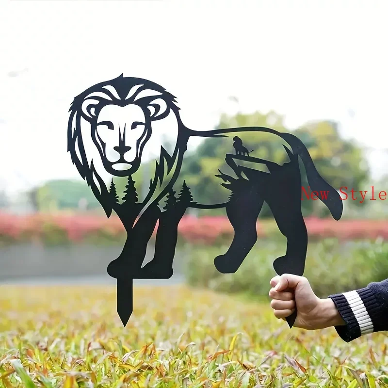 Lion Metal Art Garden Decoration StatuesTree Stakes Steel Animals Silhouettes Lawn Ornaments Festival Decorations Yard Decor H
Lion Metal Art Garden Decoration StatuesTree Stakes Steel Animals Silhouettes Lawn Ornaments Festival Decorations Yard Decor H