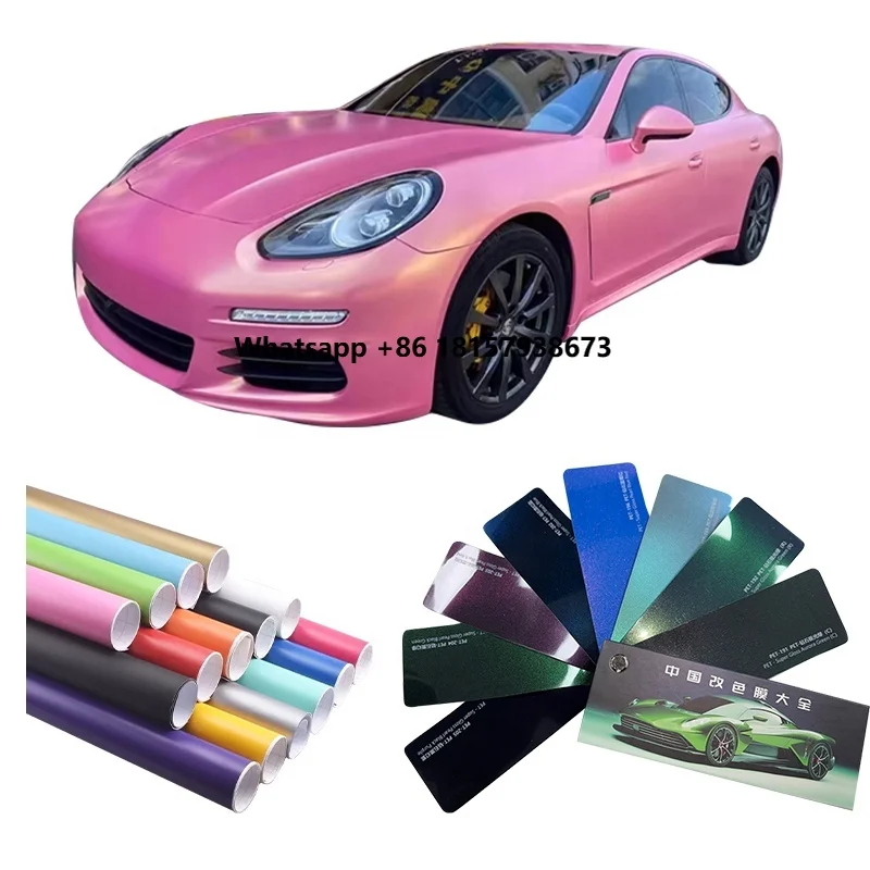 Factory Price PET Car Full Body Wrap Vinyl 1.52*18m/Roll Air Release Color Changing Protection Film Car Wrapping Film
Factory Price PET Car Full Body Wrap Vinyl 1.52*18m/Roll Air Release Color Changing Protection Film Car Wrapping Film