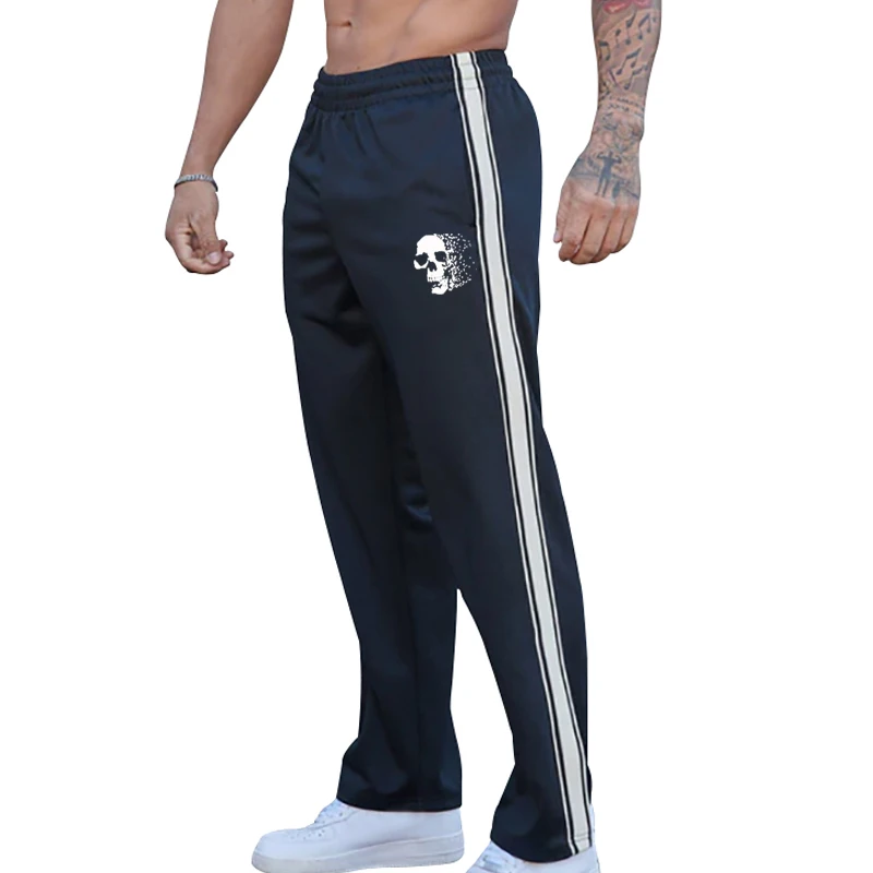 Halloween men's skeleton print sportswear pants with side stripe design elastic waist casual pants breathable running and fitn
Halloween men's skeleton print sportswear pants with side stripe design elastic waist casual pants breathable running and fitn