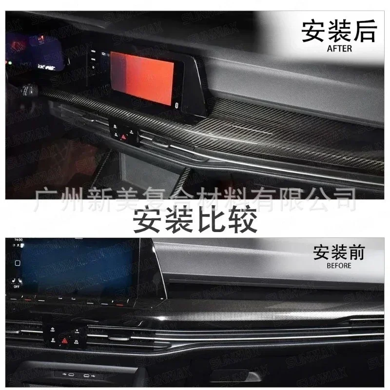 For Volkswagen Golf 8 Real Dry Carbon Fiber Central Control Instrument Panel Decoration 20-24 Interior Modification Accessories
For Volkswagen Golf 8 Real Dry Carbon Fiber Central Control Instrument Panel Decoration 20-24 Interior Modification Accessories
