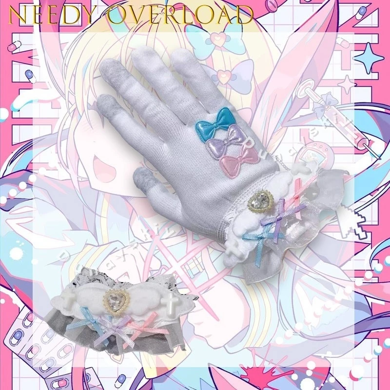 Needy Streamer Overload OMGkawaiAngel Handmade Japanese Style Rhythm Game Gloves Cosplay Accessory For Anime Game Fans Halloween
Needy Streamer Overload OMGkawaiAngel Handmade Japanese Style Rhythm Game Gloves Cosplay Accessory For Anime Game Fans Halloween