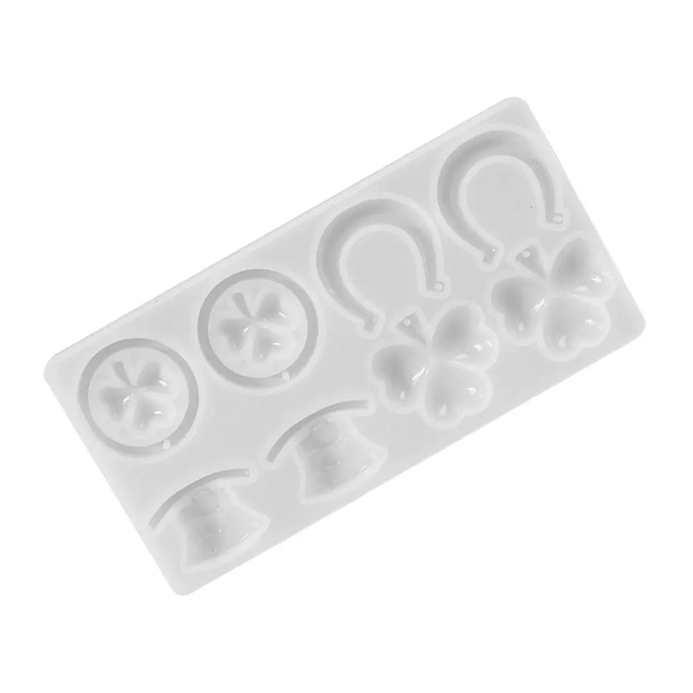 Premium Silicone Pendant Casting Shamrock Shaped Diy Crafts Reusable For Earring Necklace Making St. Patrick'S Day Keychain
Premium Silicone Pendant Casting Shamrock Shaped Diy Crafts Reusable For Earring Necklace Making St. Patrick'S Day Keychain