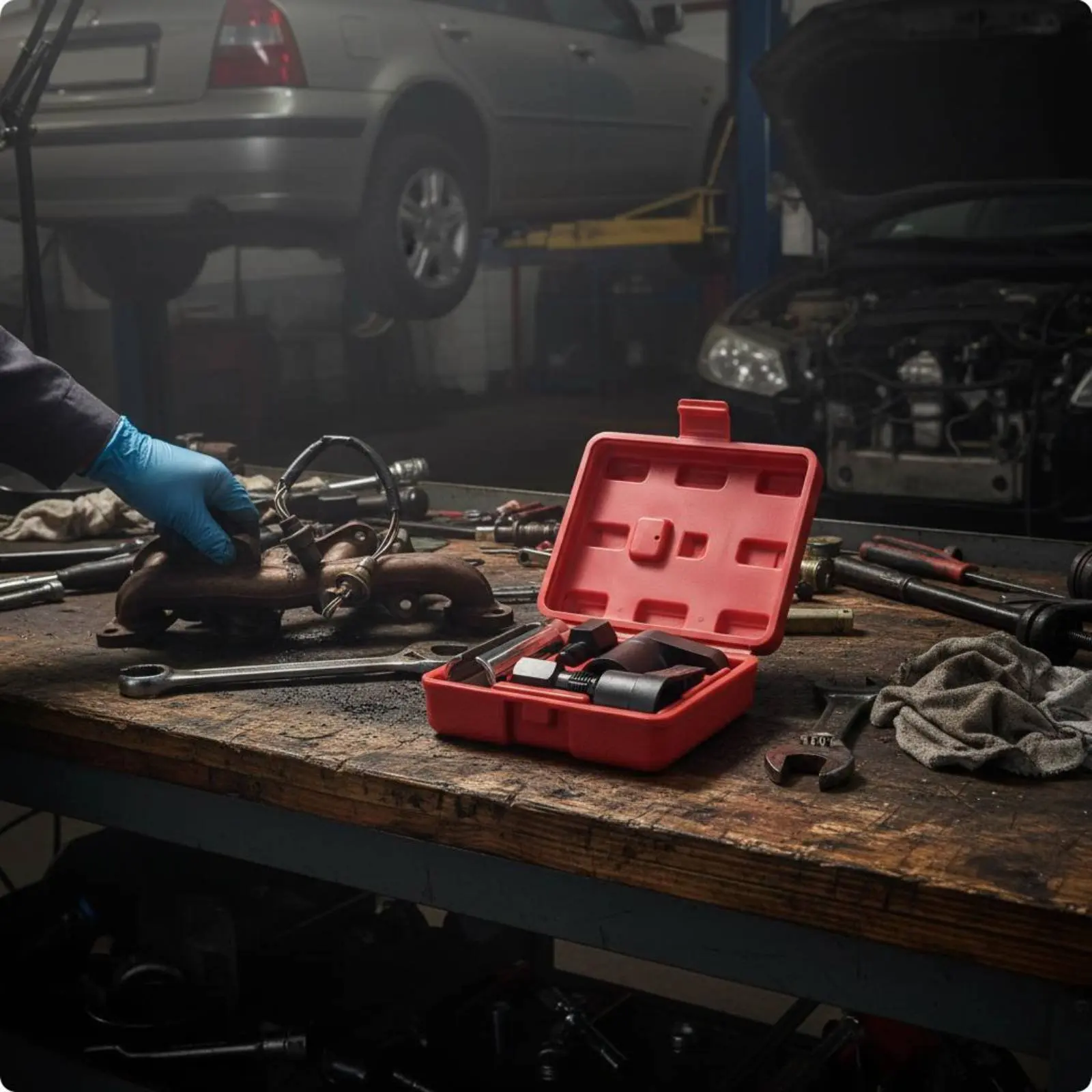 5 Pieces Air Sensor Socket Set Slotted Design Car Air Sensor Tool Set Crv Steel Heavy Duty for Mechanics, Garage, Workshop
5 Pieces Air Sensor Socket Set Slotted Design Car Air Sensor Tool Set Crv Steel Heavy Duty for Mechanics, Garage, Workshop