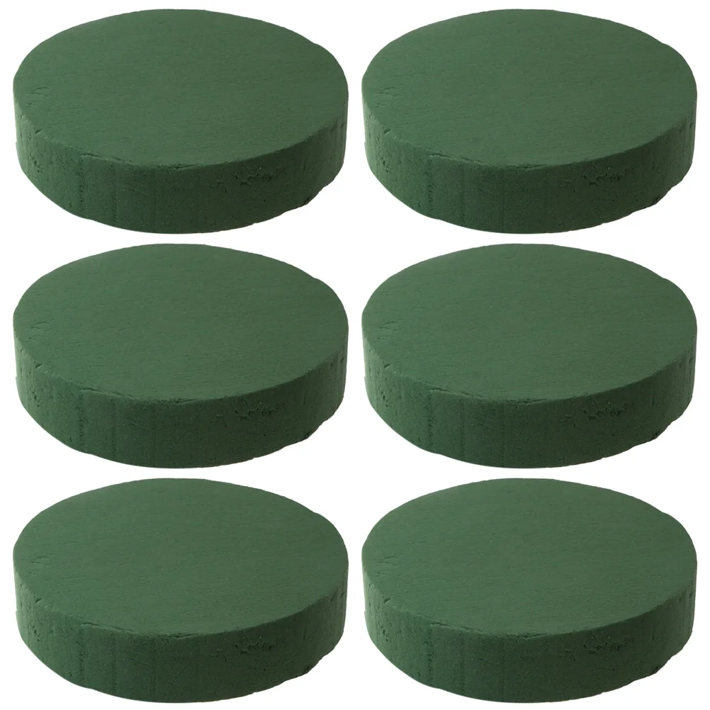 6 Pcs Round Flower Mud Base for Arrangement Eco Friendly Floral Accessory Strong Water Absorption Easy Use Safe
6 Pcs Round Flower Mud Base for Arrangement Eco Friendly Floral Accessory Strong Water Absorption Easy Use Safe