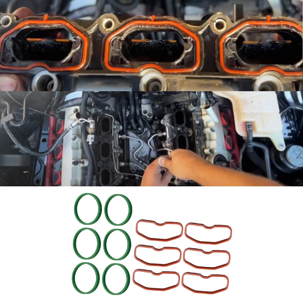 Комплект прокладок впускного коллектора, 12 шт., для Audi 3.0T S4 2010-2016, автозапчасти 079129717 Б 079129717 Д
Комплект прокладок впускного коллектора, 12 шт., для Audi 3.0T S4 2010-2016, автозапчасти 079129717 Б 079129717 Д