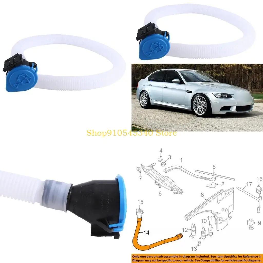 U2JA Replacement Filler Hose 61667135409 Windshield Filler Pipe for E90 E91 328i 316i 318D Auto Accessory Washer Filler Tube
U2JA Replacement Filler Hose 61667135409 Windshield Filler Pipe for E90 E91 328i 316i 318D Auto Accessory Washer Filler Tube