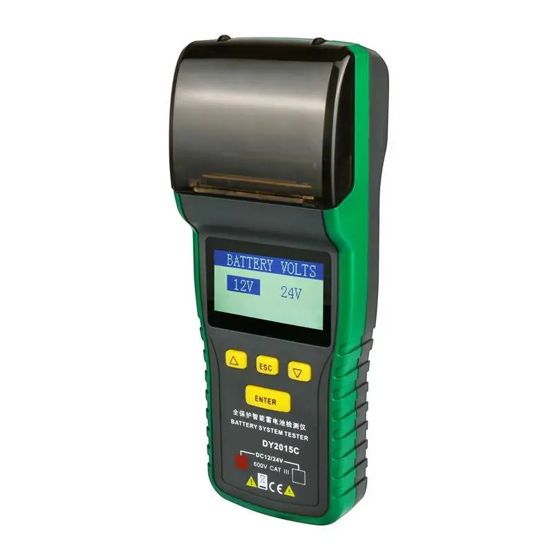DUOYI DY2015C Car Battery Tester with Printer12V/24V Battery Test & Cranking Test & Charging Test & Max Load Test
DUOYI DY2015C Car Battery Tester with Printer12V/24V Battery Test & Cranking Test & Charging Test & Max Load Test