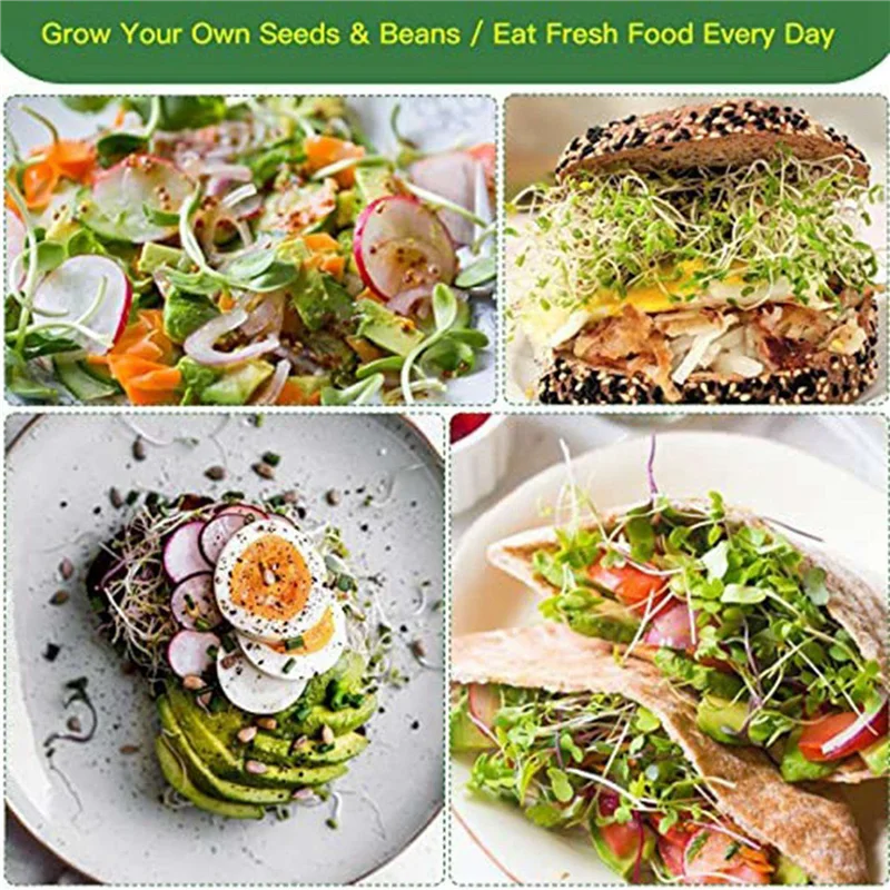 A23P 8X Sprouting Lid, Jar Germination Kit Accessories,Stainless Steel Sprouting Jar Lid, Sprouting Kit For 86MM Mouth Jars
A23P 8X Sprouting Lid, Jar Germination Kit Accessories,Stainless Steel Sprouting Jar Lid, Sprouting Kit For 86MM Mouth Jars