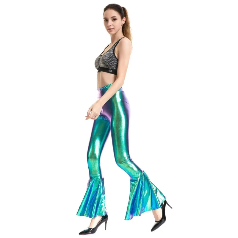 American Style Fashion Women's High Waist Fashion Elastic Waist Gradient Flare Pants Festival Play Dance Costume
American Style Fashion Women's High Waist Fashion Elastic Waist Gradient Flare Pants Festival Play Dance Costume
