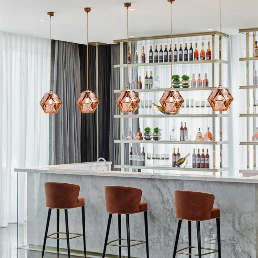 SANDYHA Modern Nordic Square Glass LED Pendant Light Kitchen Dining Bedroom Hanging Chandelier Bedside Table Lamp Home Decor
SANDYHA Modern Nordic Square Glass LED Pendant Light Kitchen Dining Bedroom Hanging Chandelier Bedside Table Lamp Home Decor