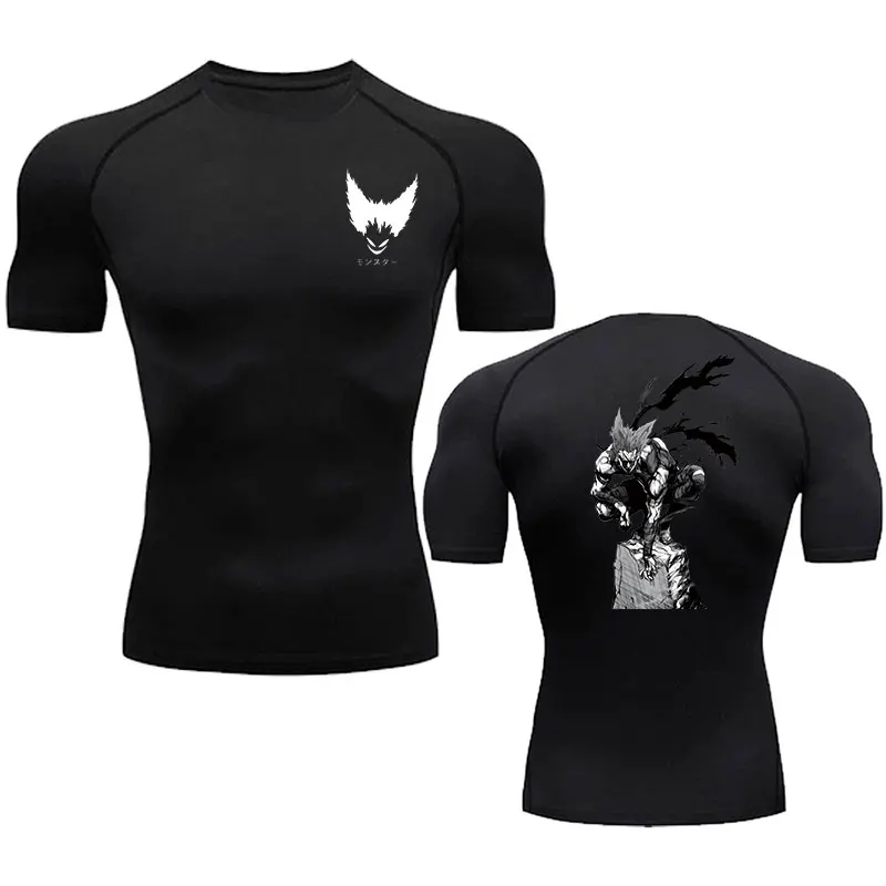 Summer Anime Running T-Shirt Men's Short Sleeve Compression Shirt Quick Dry Round Neck Sports Top Gym T shirt Fitness Men Wear
Summer Anime Running T-Shirt Men's Short Sleeve Compression Shirt Quick Dry Round Neck Sports Top Gym T shirt Fitness Men Wear