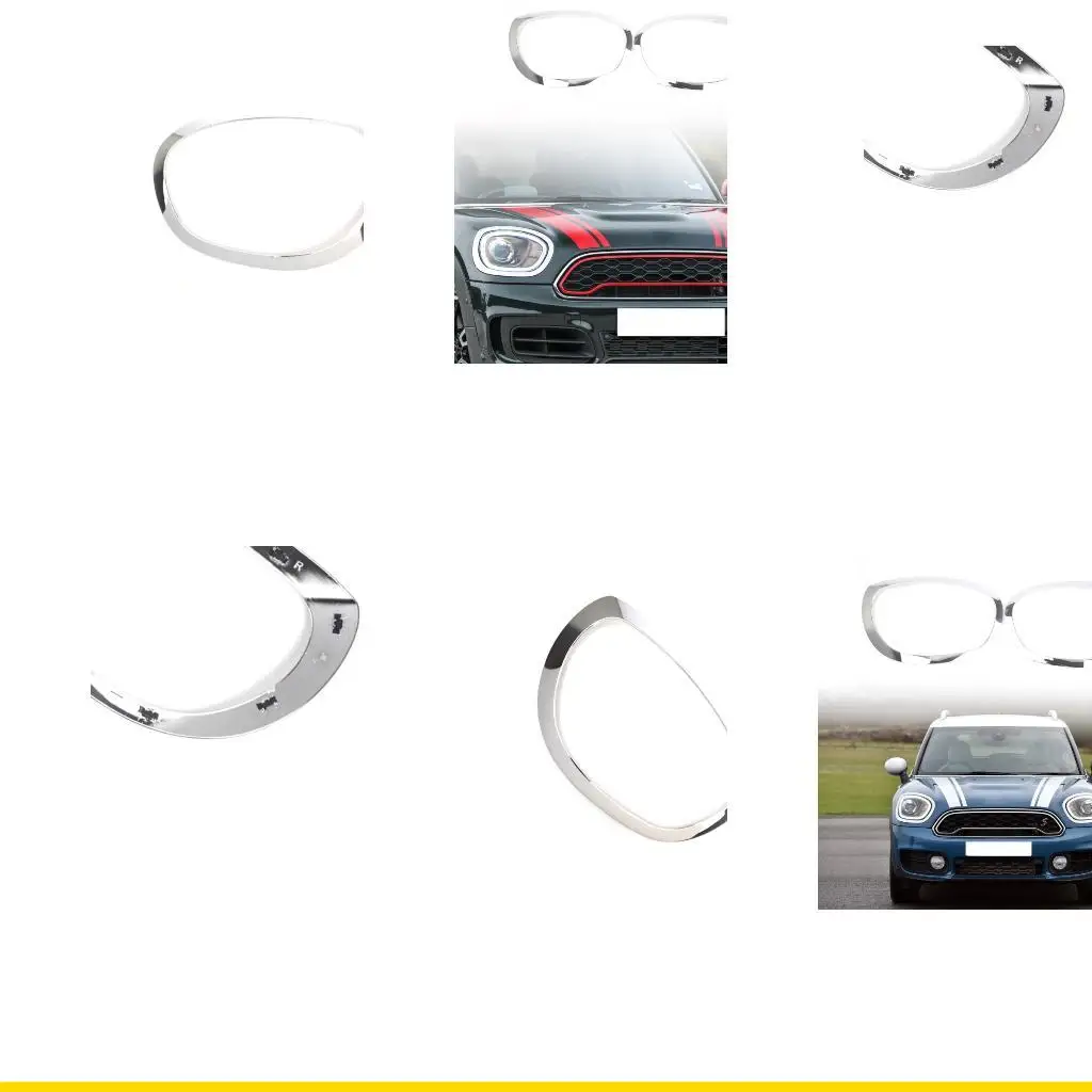 SZCH Fog Light Grills Trim Cover 51137388117, 51137388118 Trim For F60 2017-2021 Fog Lights Headlights Covers Frame
SZCH Fog Light Grills Trim Cover 51137388117, 51137388118 Trim For F60 2017-2021 Fog Lights Headlights Covers Frame