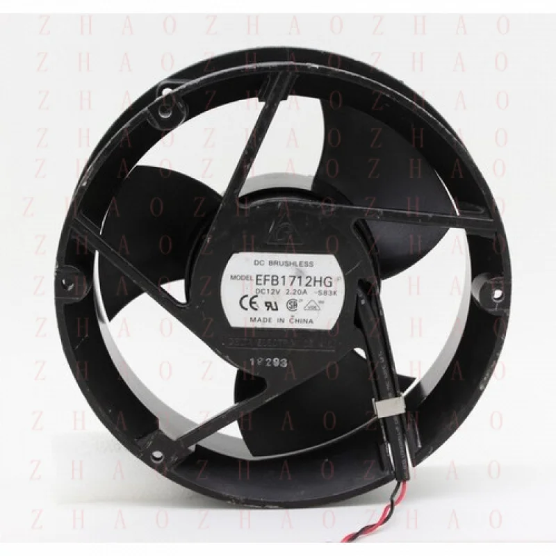 Вентилятор охлаждения L+ для Delta EFB1712HG 17050 17CM 12V 2.20A с высоким объемом воздушного потока и двойным шарикоподшипником
Вентилятор охлаждения L+ для Delta EFB1712HG 17050 17CM 12V 2.20A с высоким объемом воздушного потока и двойным шарикоподшипником