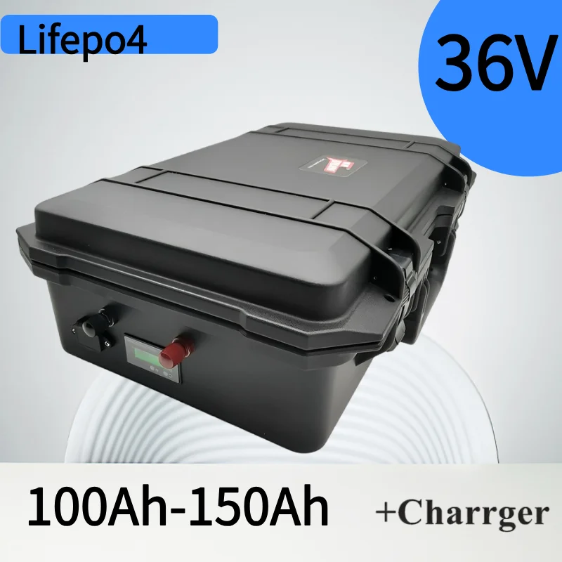 Waterproof IP67 36V lifepo4 100Ah 120Ah 150Ah with bms for trolling motor fishing boats EV RV + 10A charger
Waterproof IP67 36V lifepo4 100Ah 120Ah 150Ah with bms for trolling motor fishing boats EV RV + 10A charger