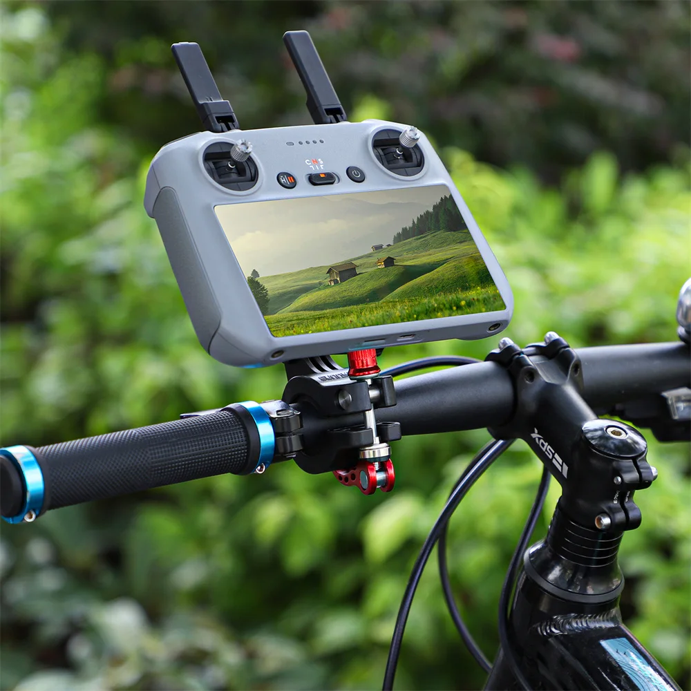 RC-2 держатель пульта дистанционного управления для велосипеда DJI Air 3, кронштейн для езды на велосипеде, зажим для монитора, аксессуары RC-2, алюминиевый сплав + пластик
RC-2 держатель пульта дистанционного управления для велосипеда DJI Air 3, кронштейн для езды на велосипеде, зажим для монитора, аксессуары RC-2, алюминиевый сплав + пластик