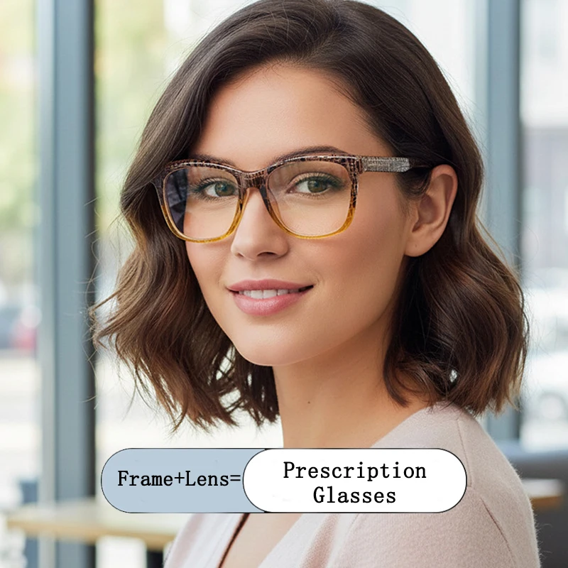 Brand Design Square Women Mosaic Color Frame Photochromic Prescription Glasses Anti Blue Light Long Sight And Far Sight Eyewear
Brand Design Square Women Mosaic Color Frame Photochromic Prescription Glasses Anti Blue Light Long Sight And Far Sight Eyewear