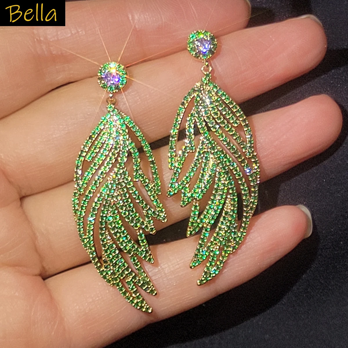 White Green Leaf Earrings for Women Luxury Jewelry Zirconia Wedding Bridal Dinner Party Leaves Earrings
White Green Leaf Earrings for Women Luxury Jewelry Zirconia Wedding Bridal Dinner Party Leaves Earrings